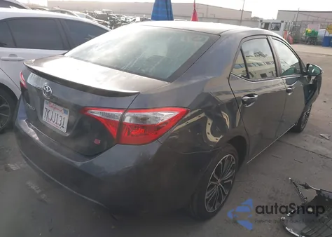 2015 Toyota Corolla S Plus z USA, uszkodzony, nr VIN 5YFBURHE6FP276442